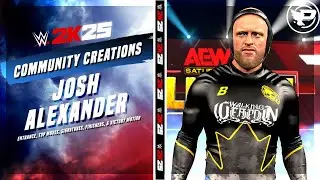 Josh Alexander WWE 2K25 Entrance, Top Moves, Signatures, Finishers, & Victory Motion (PS5)