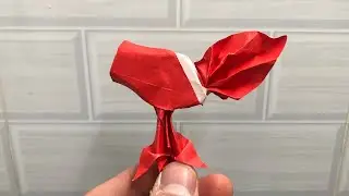 Огненный горохострел - Оригами Растение и Зомби
