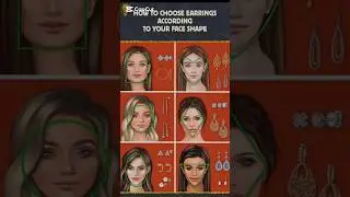 Earrings According to Face Shape 💎 | Best Styling Ideas for Every Look ✨ #stylingideas #stylingtips