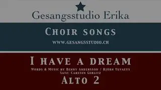 Choir Songs / A Cappella / I have a dream / Abba / Alto 2