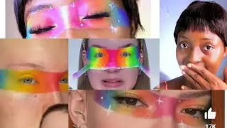 Yay or Nah: Rainbow tape makeup trend 🌈 |Detailed
