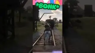 &ldquo;That must&rsquo;ve hurt 🤕&rdquo; *BONK* 🤣 #reddeadredemption #vtuber #chaos #meme #gremlin #loud #shorts