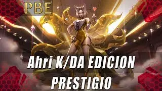 Nuevo Skin -Ahri K/DA EDICION PRESTIGIO Pache 9.5