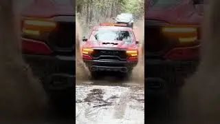 Ram TRX Supercharger Sound Mudding!! #shorts #ramtrx #supercharged