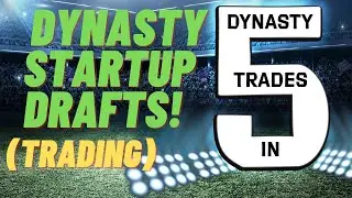 DYNASTY STARTUP DRAFT TRADING! (Dynasty Strategy) - Dynasty Football 2022
