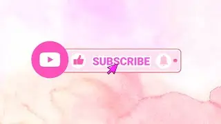 Free Full HD Pink Subscribe Button Green Screen | No Copyright