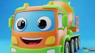 Construction Vehicles City Adventure | Educational Cartoon for Children