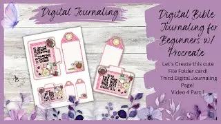 Digital Bible Journaling for Beginners | Inking Edges, Shadows, and PDFs | Journal Page | Vid4 Pt1