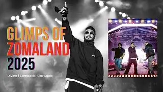 Zomaland 2025: Divine, Riar Saab & Sambata LIVE Performance | Epic Rap Show!