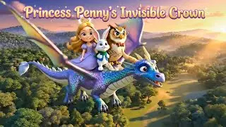 Princess Penny’s Invisible Crown 👑✨ | Magical Kids Story with Bunny, Owl & Friendly Dragon | #kids 