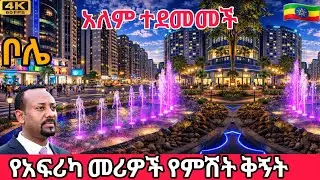 Bole at Night &mdash; African Leaders React to What They See | Addis Ababa 🇪🇹 | 4K City Walk