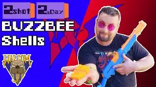 SHELL-EJECTING MULTI-DART BLASTING! Modding Buzzbee Shells to shoot MORE DARTS! | 2Shot2sday