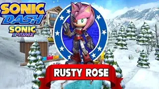 Sonic Dash - Rusty Rose New Character Unlocked Update - All Characters - Run Gameplay