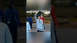 School's popular boy waved at her 😲😳 #jdrama #japanese #fumiya #oursecretdiary #shorts