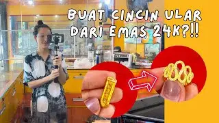 Proses Pembuatan Cincin Ular dari Emas 23k | TokoVlog #02 | #GoldsmithDiksie