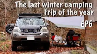First time eating Ezo venison during snowless winter camping/今年最後のキャンプはエゾ鹿をいただく
