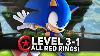 Sonic Frontiers - All Cyberspace Level 3-1 Red Star Ring Locations (4K/60FPS)