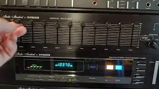 Studio Standard by Fisher Graphic Equalizer EQ-2322 Black Face. DEMO.