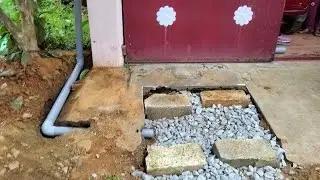Borewell recharging pit for increasing water yield. Increase water table.