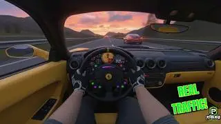 POV👀 Ferrari F430 en Glencoe con Tráfico Real - PT.2! - ¿Sobreviviré?