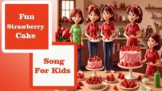 🍓🍰 Fun Strawberry Cake Song for Kids! 🎉😋 #KidsSongs #StrawberryParty