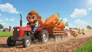 MONKEY CARTOON THE MYSTERY OF THE GIANT CARROT