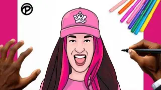 Como desenhar a Emilly Vick dos Rosas Passo a passo