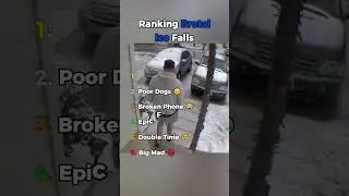 Ranking Brutal Ice Falls ❄️#Icefalls #shorts