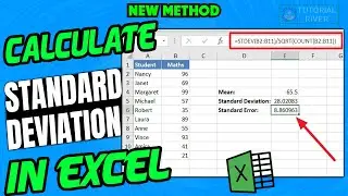How to calculate standard deviation in excel | Excel standard deviation