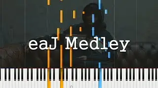 eaJ Medley &mdash; LA Trains, Otherside, Pinnochio, Guess Not | Piano Cover/Tutorial