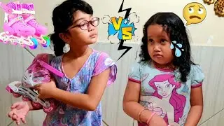 DRAMA HANUM BOCIL: PENGEN SEPATU RODA PUNYA KAK HANUM, KASIH PINJAM YA KAK..💕 Hanum Diary