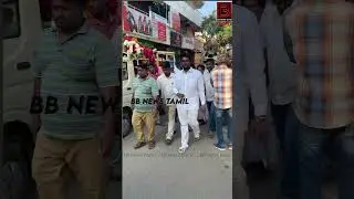Vijayakanth மகன் Vijay Prabhakaran Last respect to Mayilsamy Latest tamil news DMDK Shorts