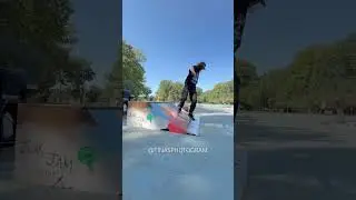 🔥Rad skateboard trick -Shuv it nose stall revert @shermshaman #skateclips #skateboarding #sk8