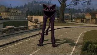 CatNap Chases Me! GMod gm_fork Nextbot
