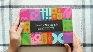 ASMR Let's Look At A Jewelry Making Kit And Bracelets (Soft Spoken)