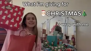 What I’m giving for Christmas + wrap gifts with me