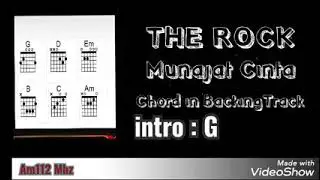 Kunci Gitar The Rock Munajat Cinta