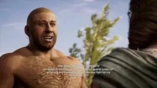 Assassin's Creed Odyssey - The Pre-Trial of Strength: Master Dialogue Cutscene Win The Fight (2018)