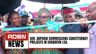 Sen. Akpabio Commissions Constituency Projects In Ukanafun LGA