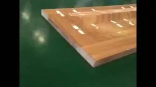 Groove door painting machine