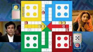 Kader Khan Vs Divya Dutt Play Ludo Match || Ludo King Gameplay