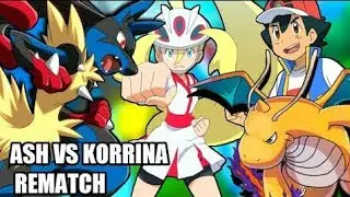 Warriors - Ash (Dragonite) Vs Korrina (Mega Lucario) Pokemon - (AMV) Episode 25
