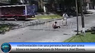 Pelea en la localidad de ezpeleta - Quilmes termina con herido de arma blanca 