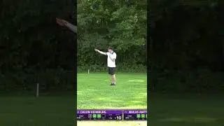 Simon Lizotte eagles the 1055ft par 5! 🤌