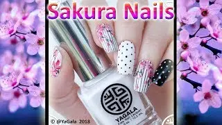 Spring nails, Sakura / Весенний дизайн Сакура