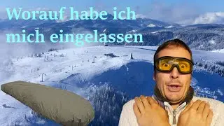 Feldberg im Winter besteigen mit Biwaksack