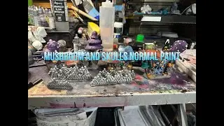 Mushroom and skulls Normal Paint