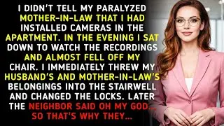 I Didn't Tell My PARALYZED Mother-in-law About The CAMERAS. What I Saw On The Recordings Destroyed..
