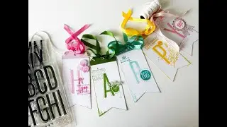 Make a custom banner for any occasion! Here's how to stamp out this cute project...