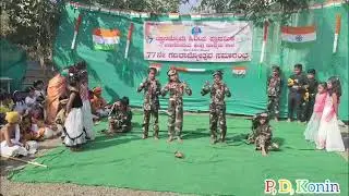 Republic day special Students dance.Arunoday Pri-Primary school Datta nagar jewargi.
